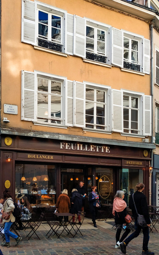 ‘Lettre à Simone’ Chartres research: front of ‘Feuillette’